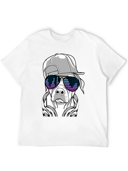 Cool Dog Graphic Tee - Black T-Shirt