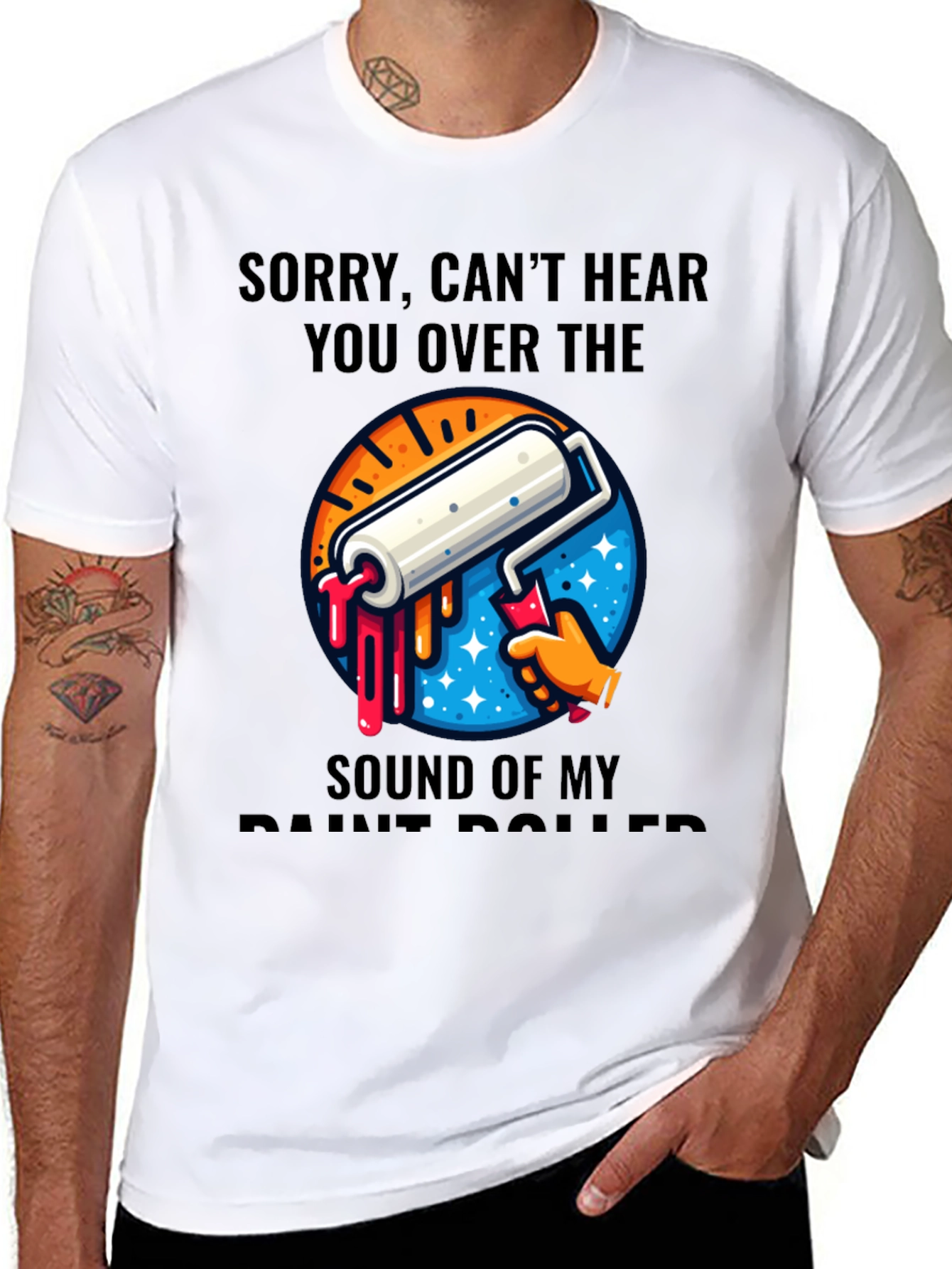 Funny Painter T-Shirt - Sound of My Paint Roller