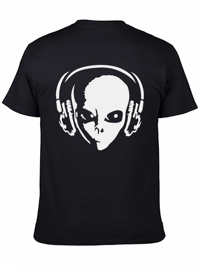 Alien DJ Graphic Tee - Stylish Music Lover T-Shirt