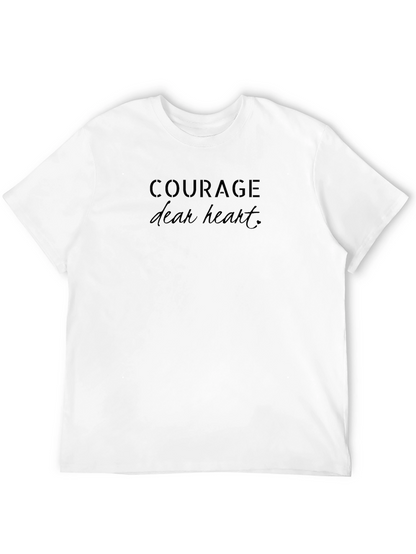 Courage Dear Heart Graphic Tee - Black