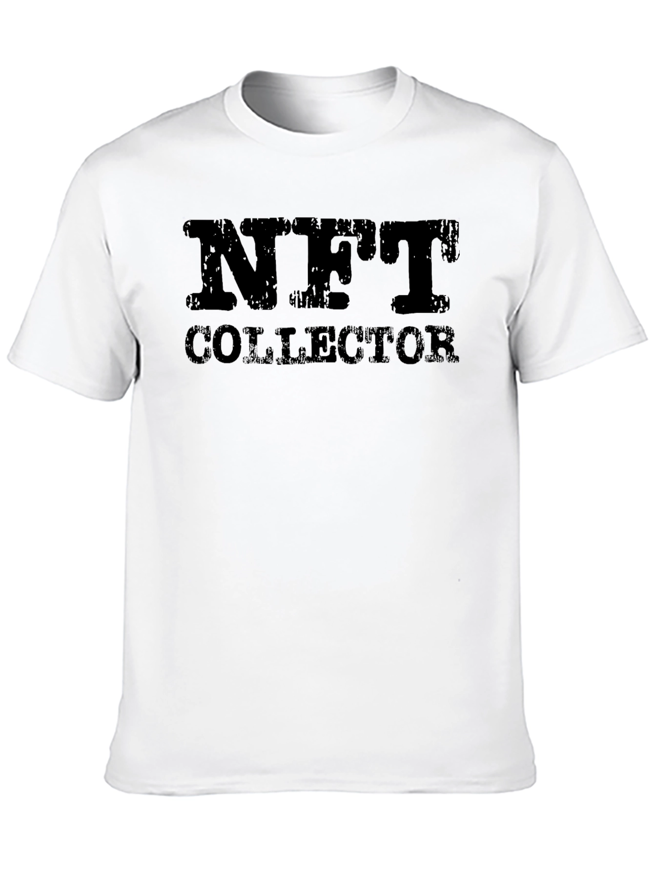 NFT Collector Graphic Tee - Black Casual T-Shirt