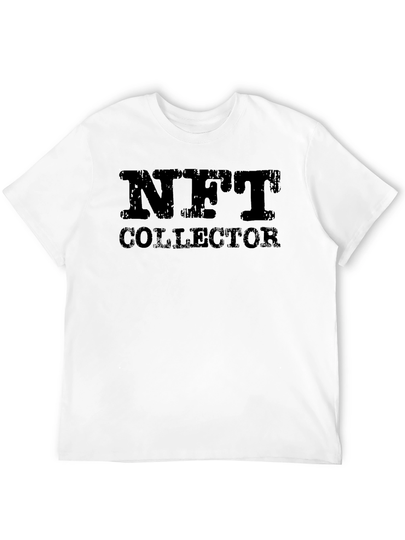 NFT Collector Graphic Tee - Black Casual T-Shirt