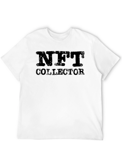 NFT Collector Graphic Tee - Black Casual T-Shirt