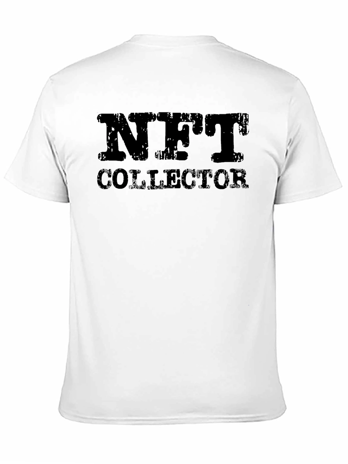 NFT Collector Graphic Tee - Black Casual T-Shirt