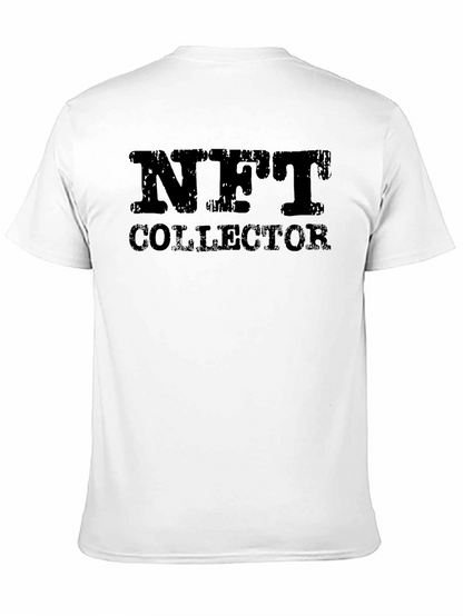 NFT Collector Graphic Tee - Black Casual T-Shirt