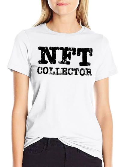 NFT Collector Graphic Tee - Black Casual T-Shirt