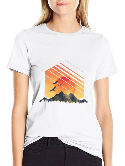 Sunset Mountain Graphic Tee