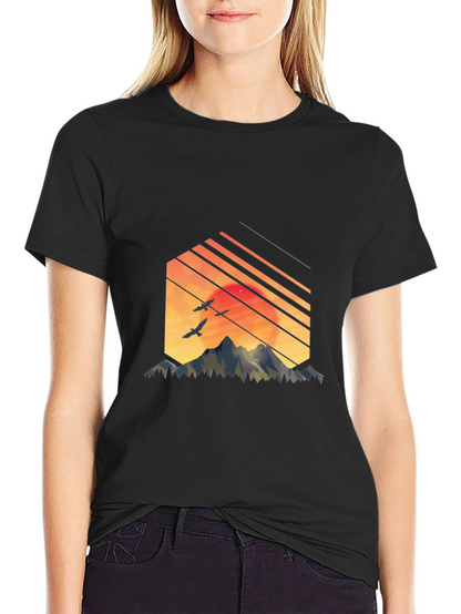 Sunset Mountain Graphic Tee