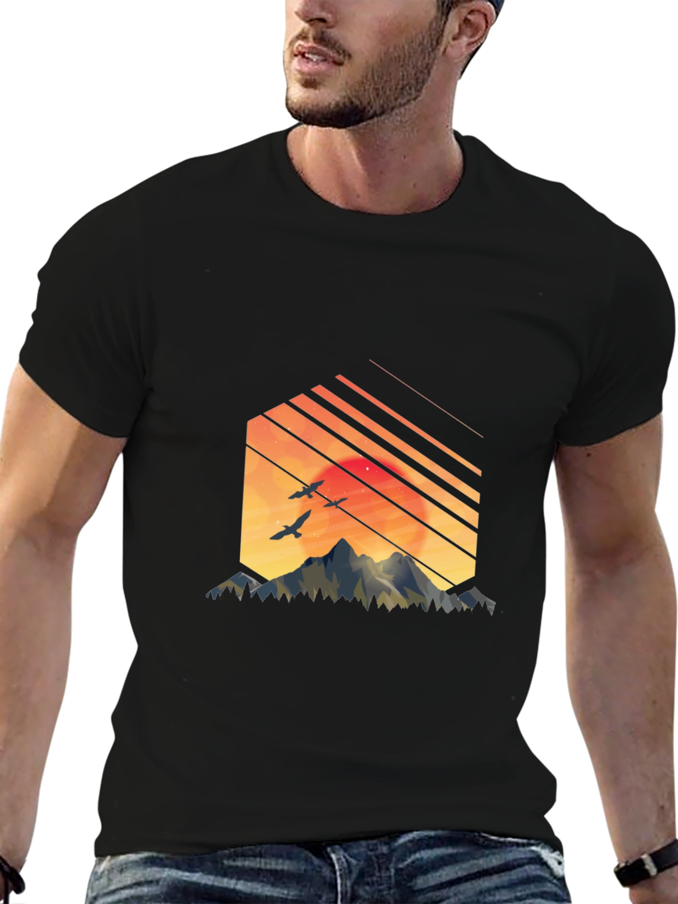Sunset Mountain Graphic Tee