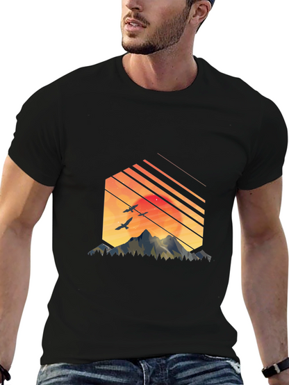 Sunset Mountain Graphic Tee