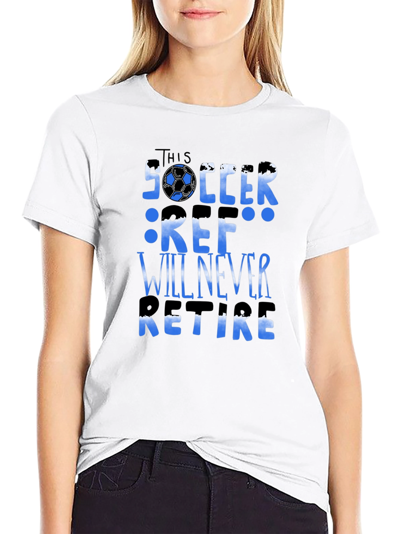 Soccer Ref T-Shirt - Will Never Retire