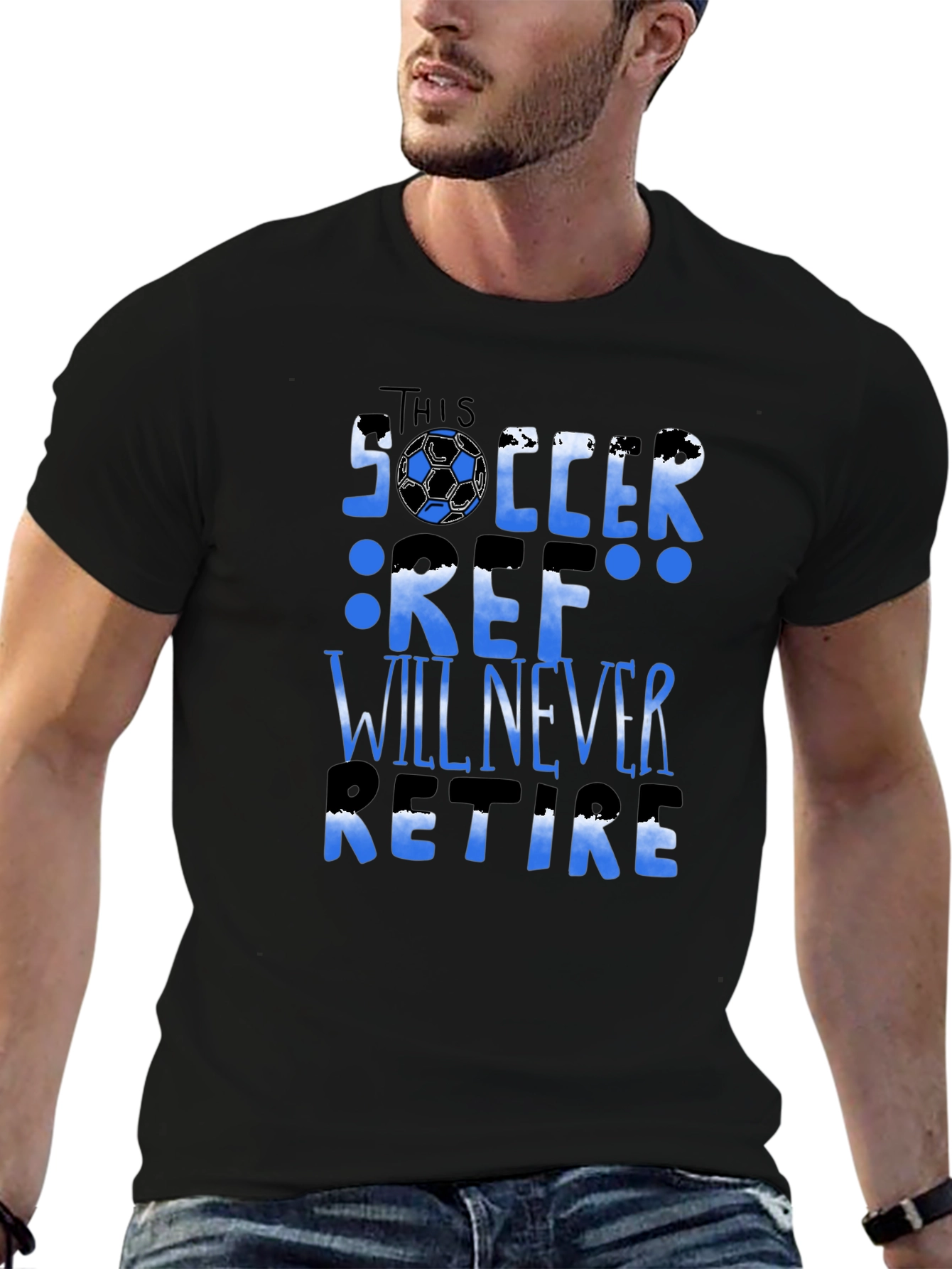 Soccer Ref T-Shirt - Will Never Retire