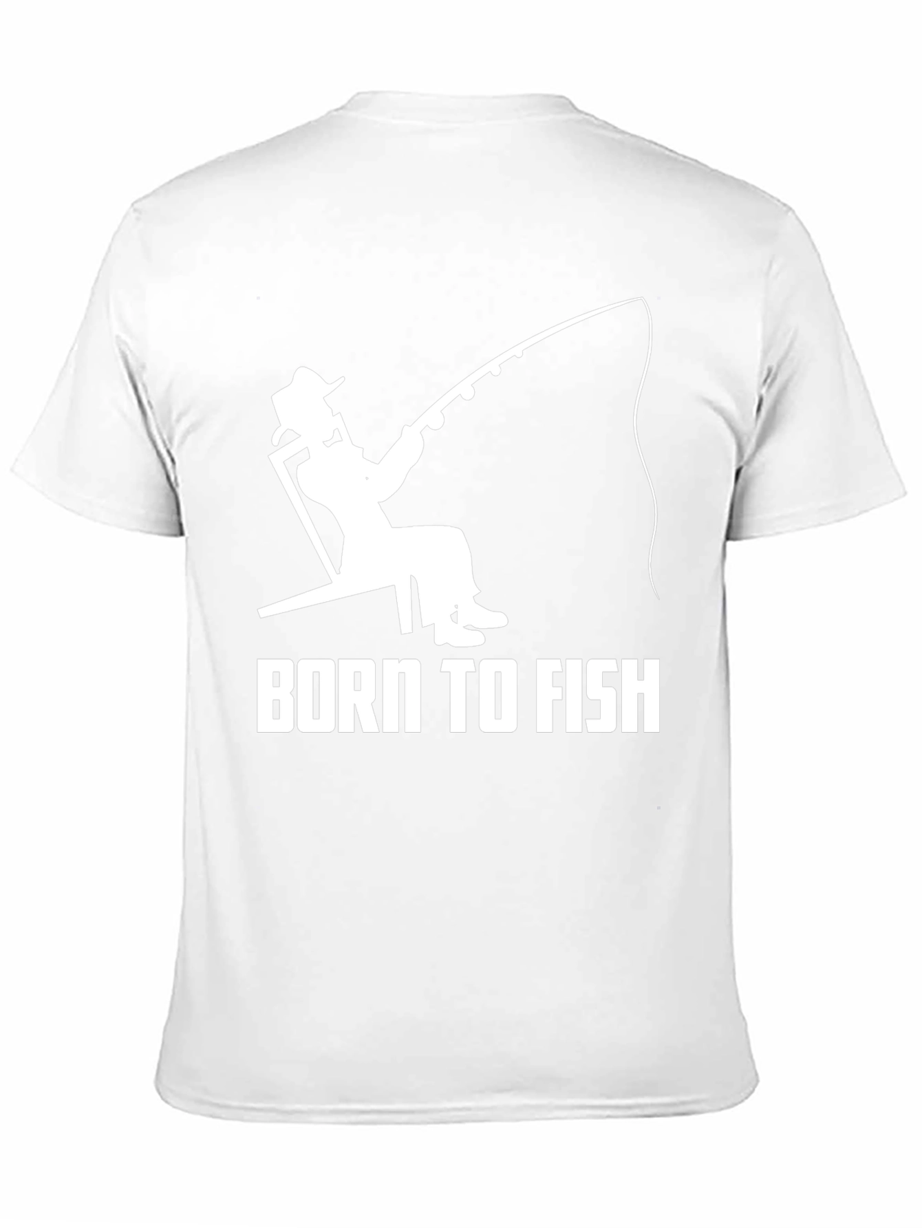 Born To Fish Black Graphic T-Shirt