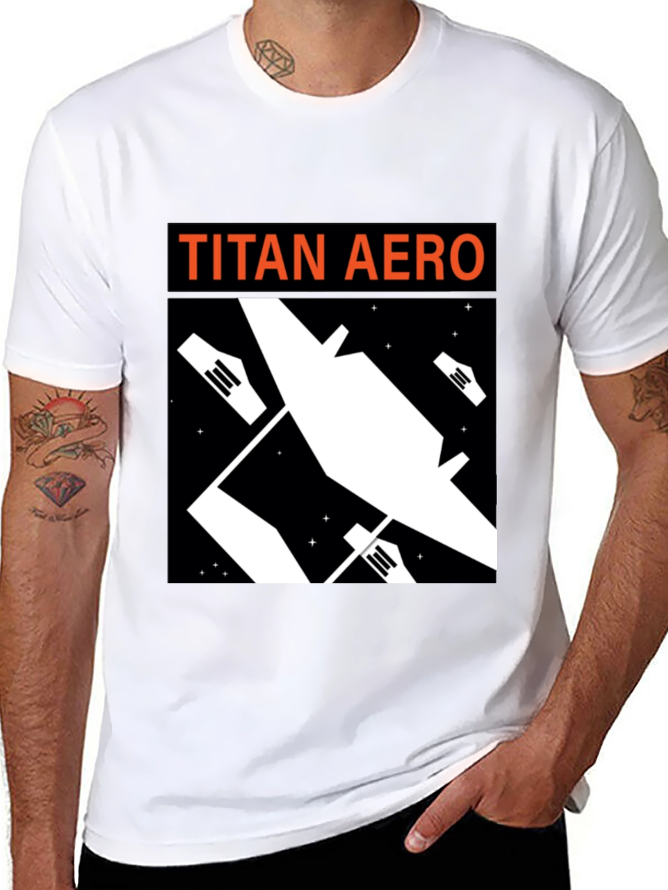 Titan Aero Graphic T-Shirt - Space Flight Inspired