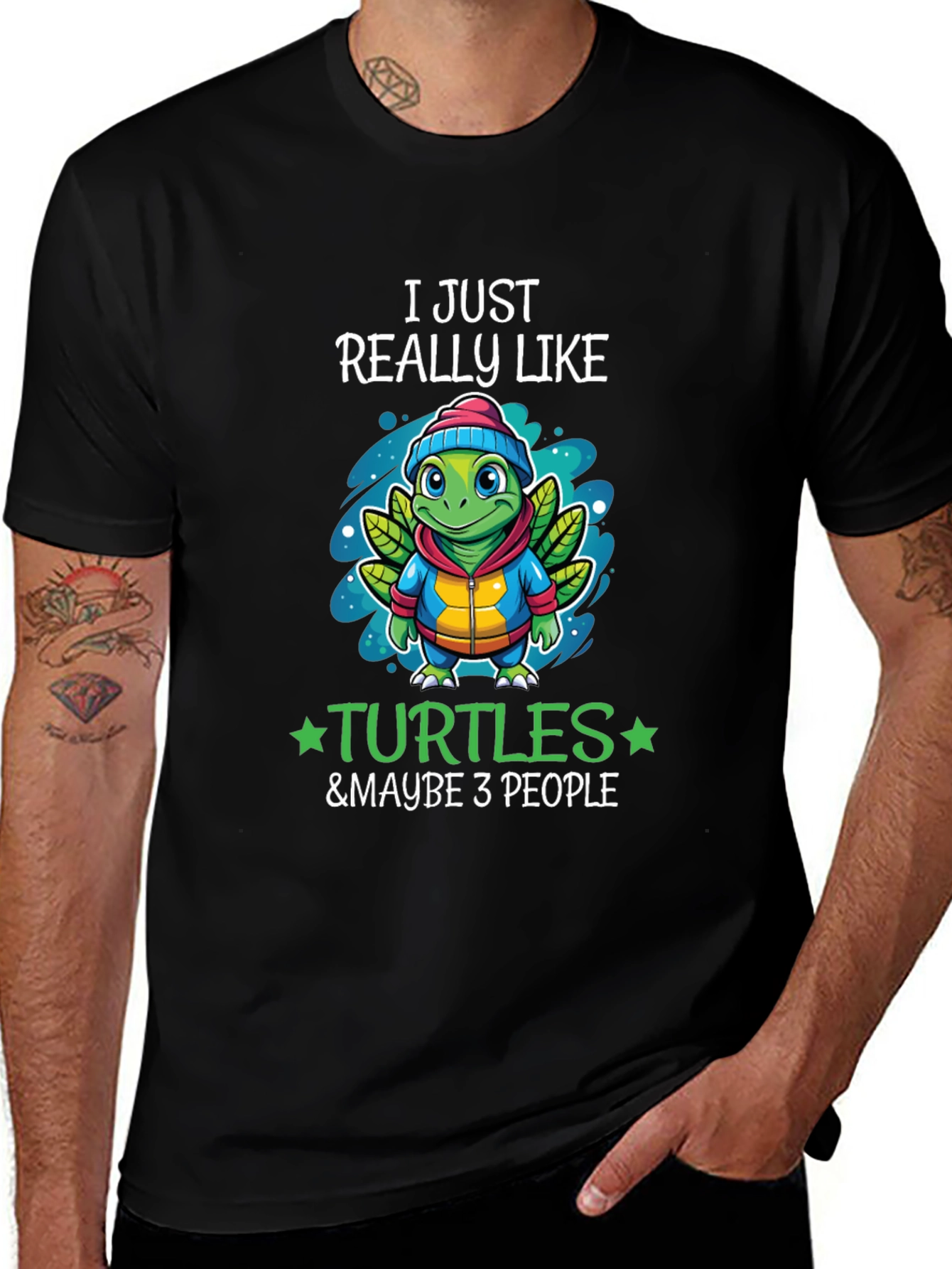 I Just Really Like Turtles T-Shirt
