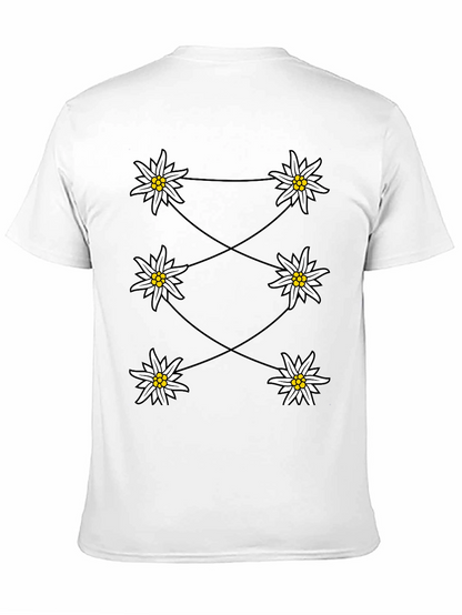 Edelweiss Graphic Black T-Shirt