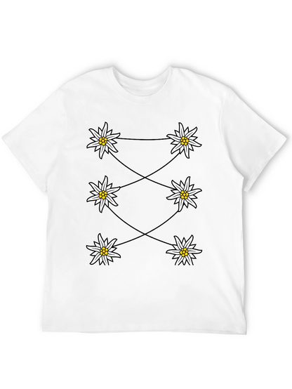 Edelweiss Graphic Black T-Shirt