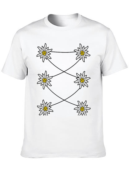 Edelweiss Graphic Black T-Shirt