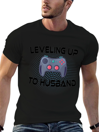 Leveling Up to Husband Gamer T-Shirt