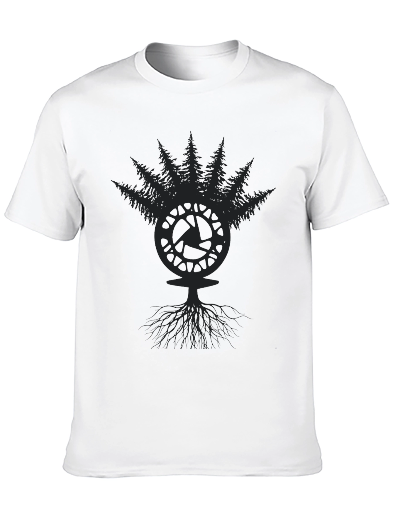 Nature Lens T-Shirt - Dark Forest Camera Tee