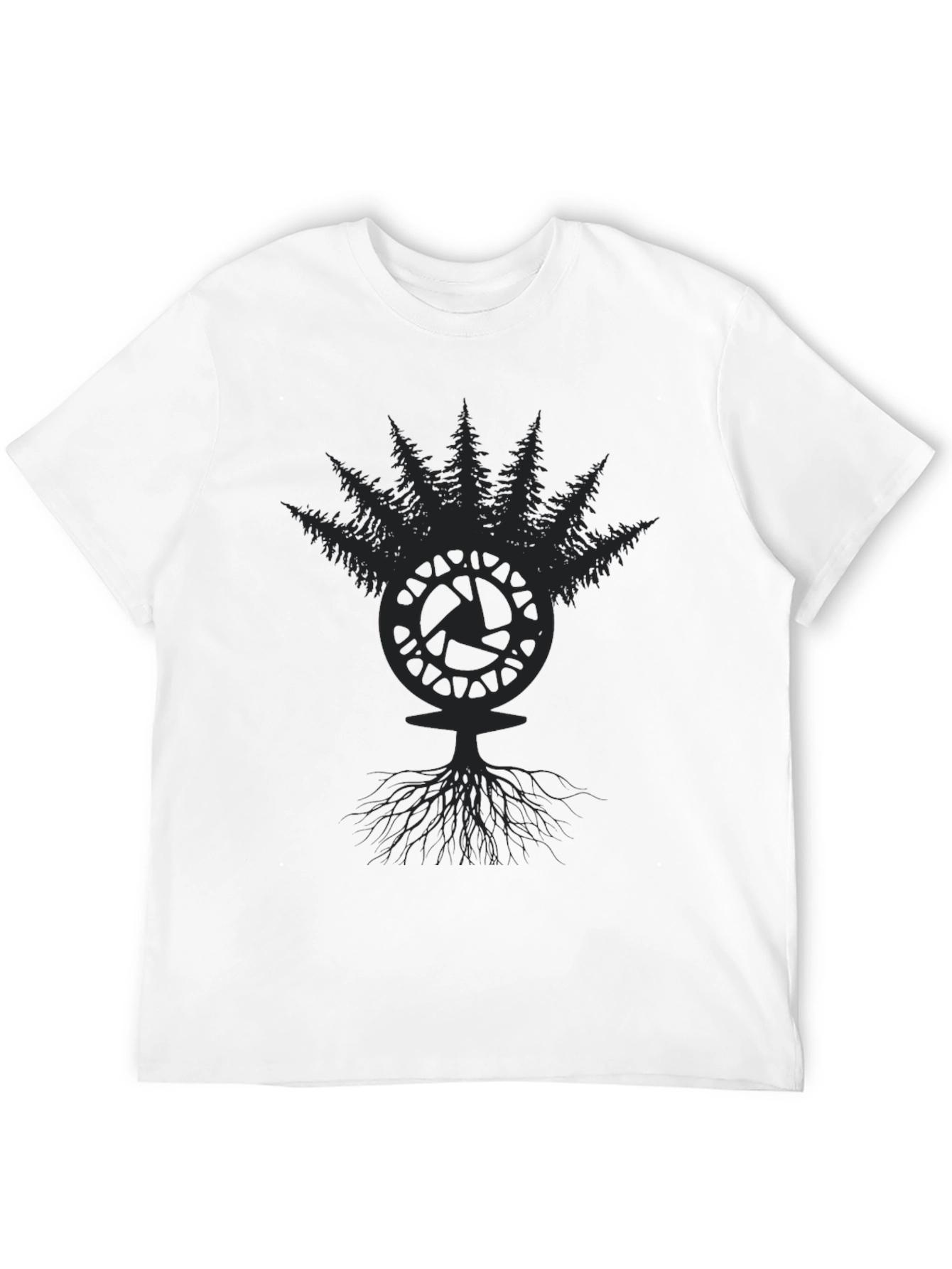 Nature Lens T-Shirt - Dark Forest Camera Tee