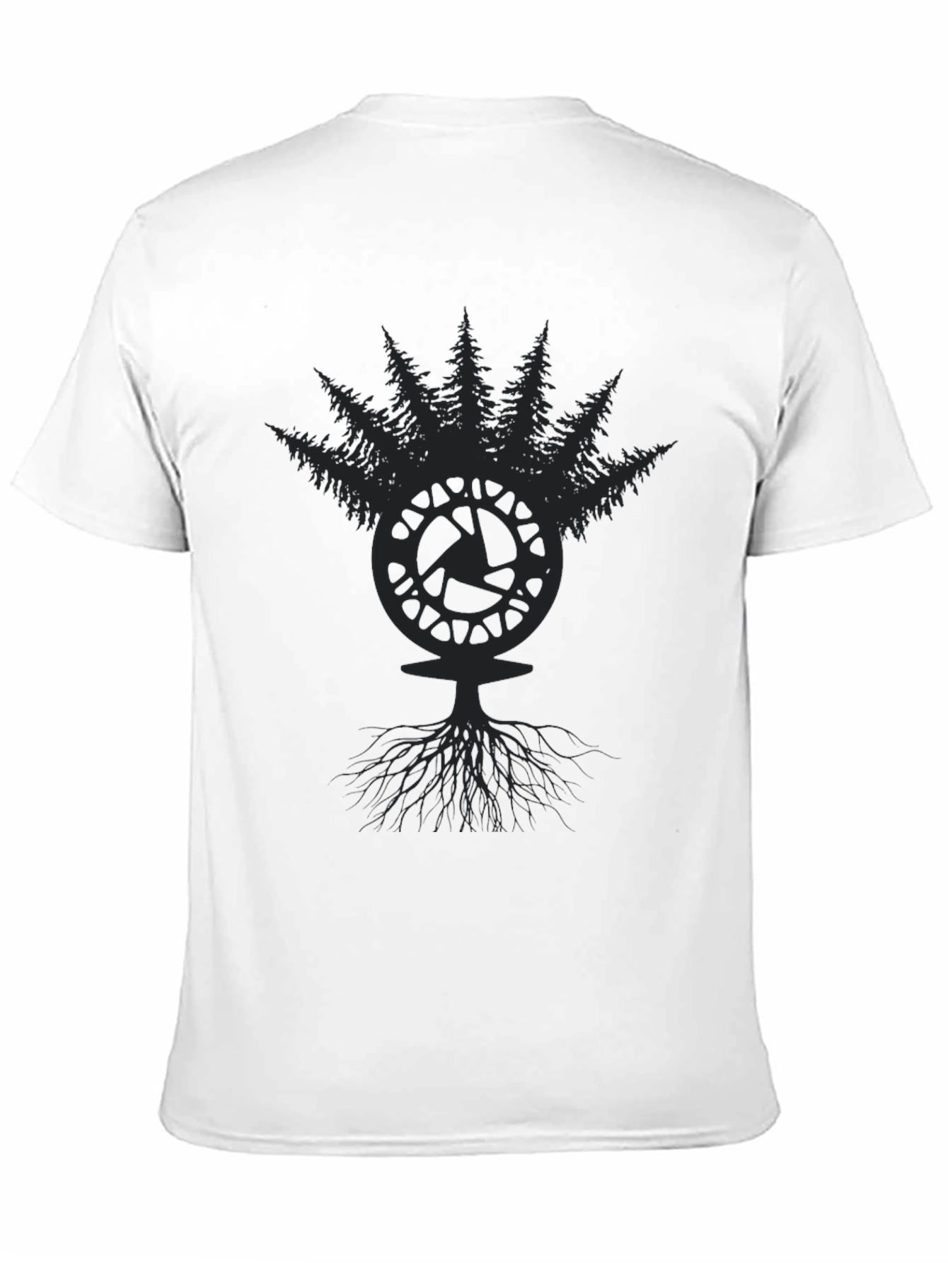 Nature Lens T-Shirt - Dark Forest Camera Tee
