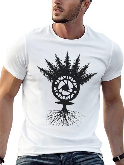Nature Lens T-Shirt - Dark Forest Camera Tee