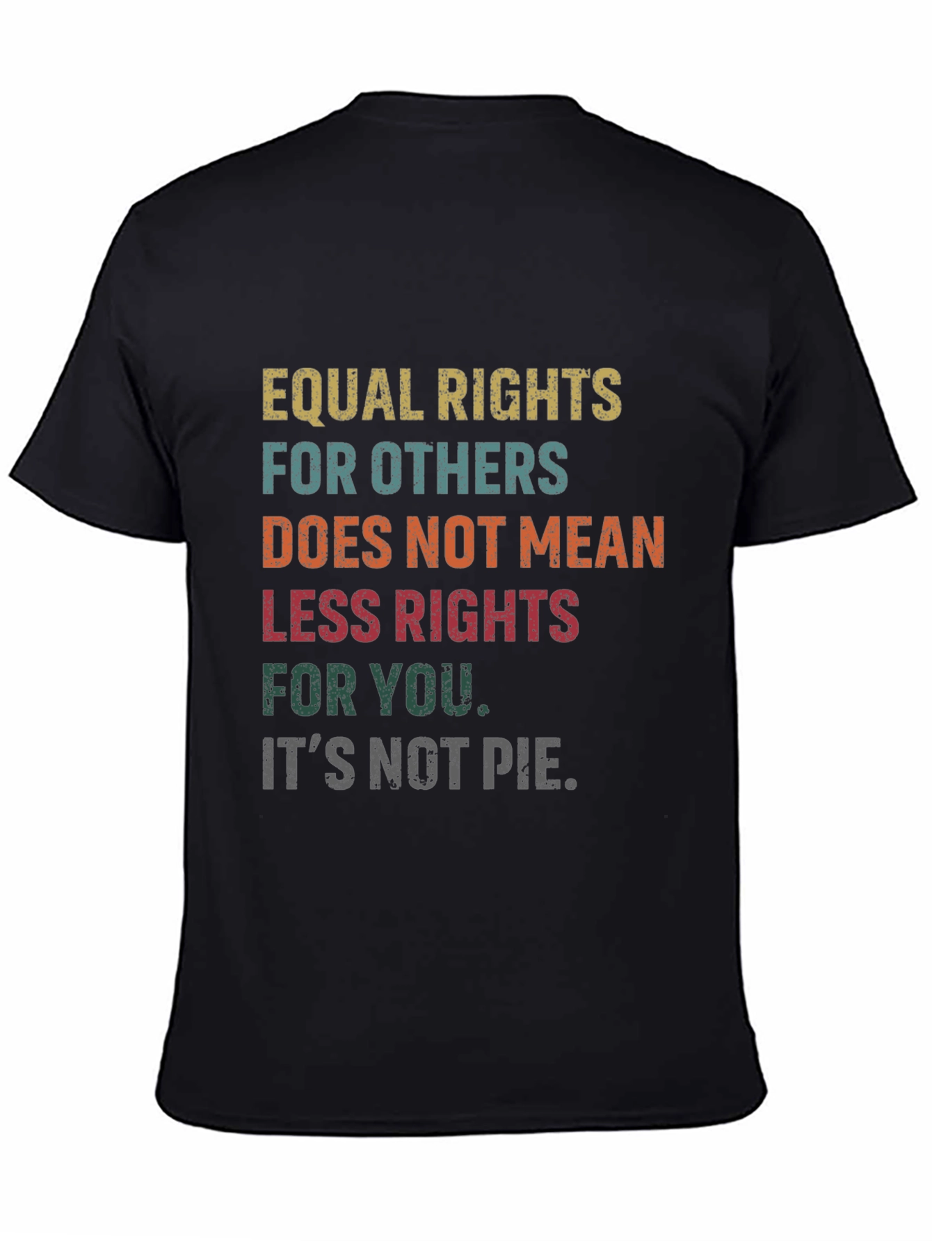 Equal Rights T-Shirt - Black Graphic Tee