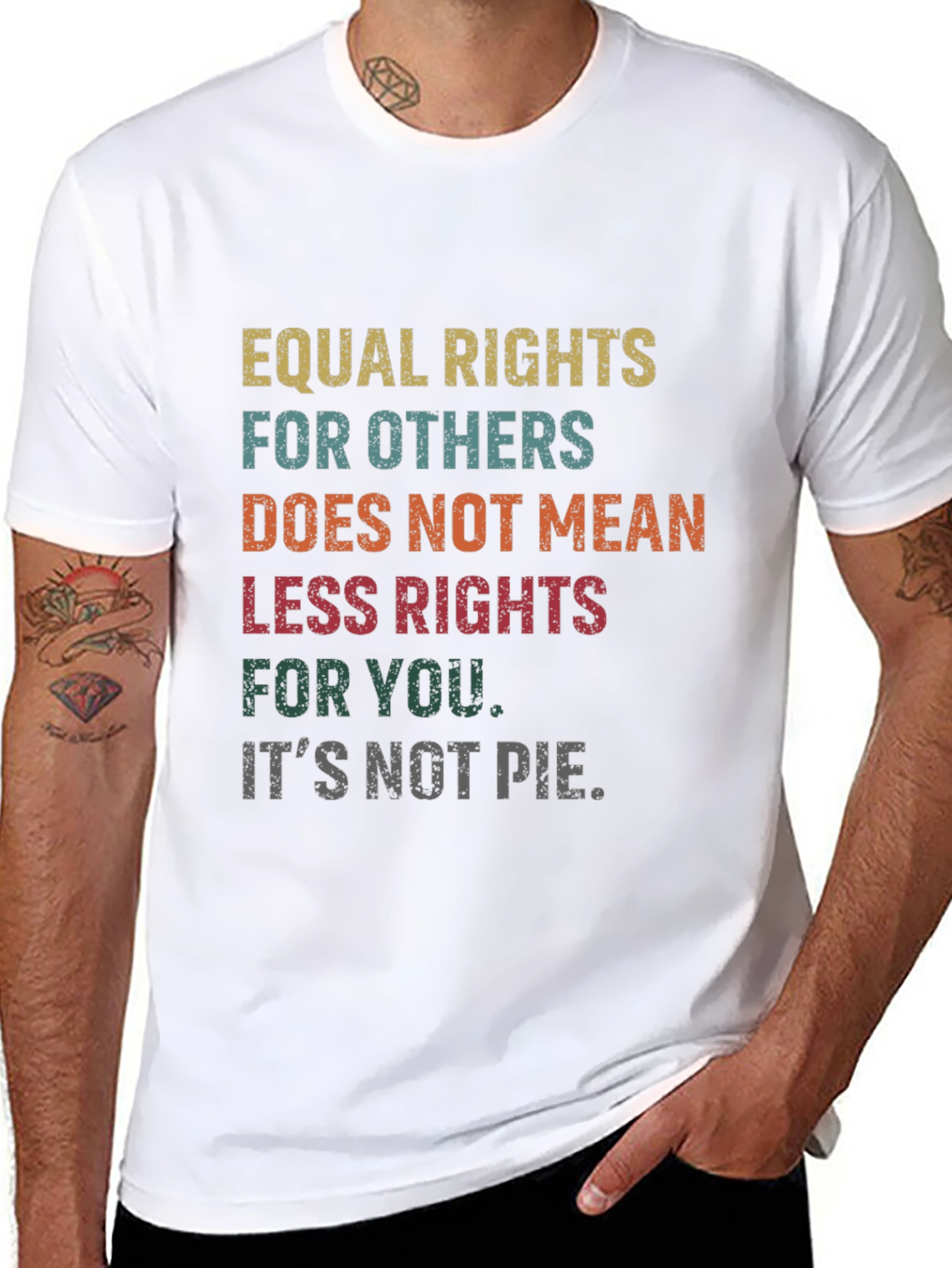 Equal Rights T-Shirt - Black Graphic Tee