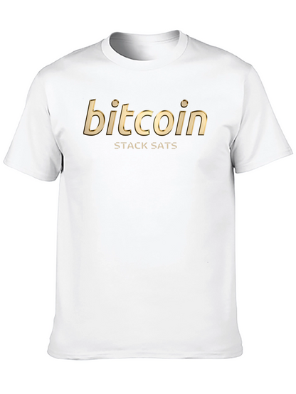 Bitcoin Stack Sats Black T-Shirt