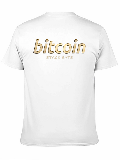 Bitcoin Stack Sats Black T-Shirt