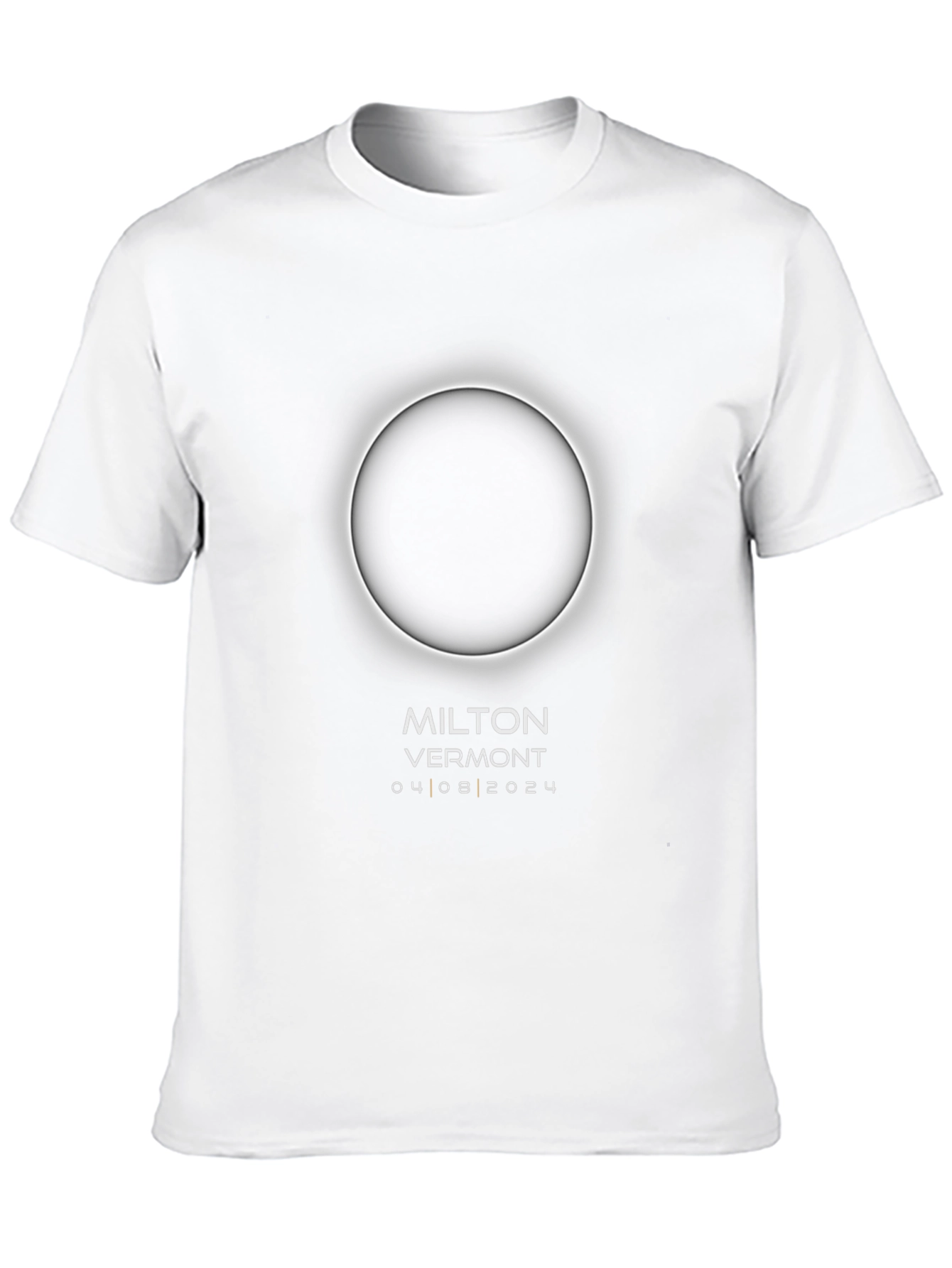 Total Solar Eclipse Shirt - Milton Vermont 2024
