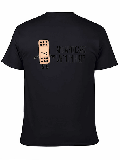 Sad Bandage Humor Graphic Tee