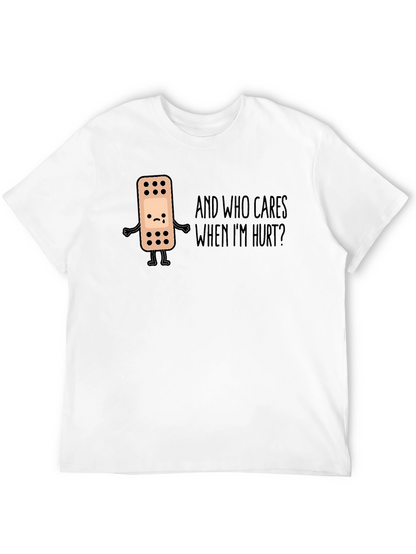 Sad Bandage Humor Graphic Tee
