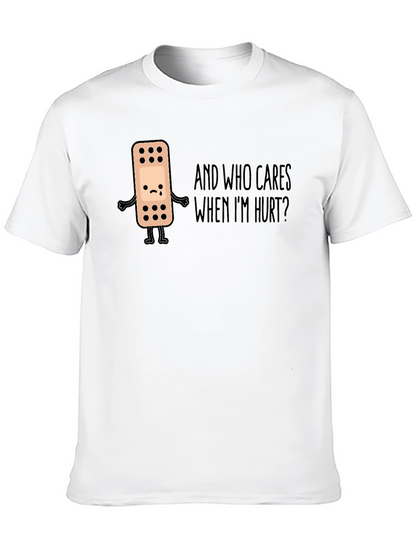 Sad Bandage Humor Graphic Tee