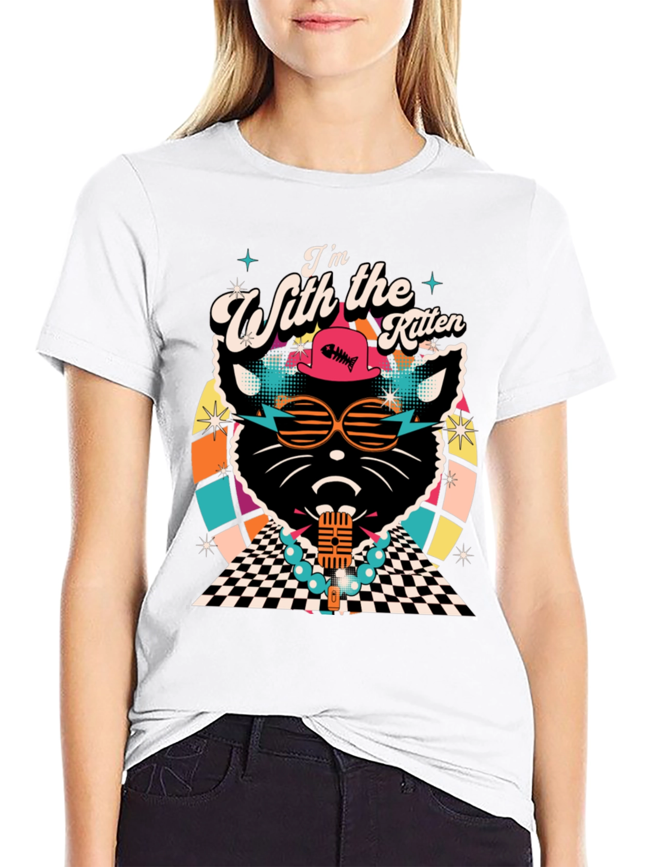 Retro Kitten T-Shirt