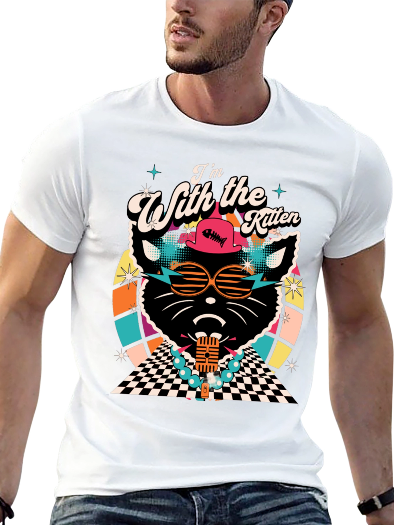 Retro Kitten T-Shirt