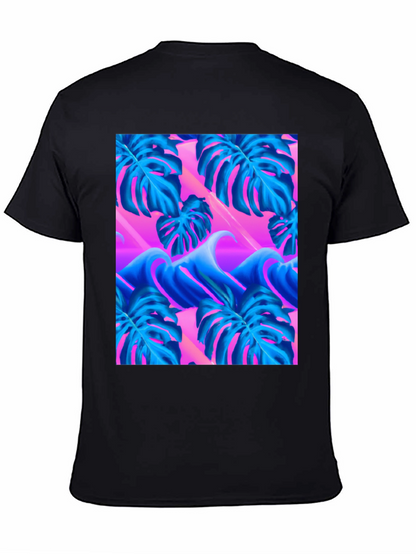 Vaporwave Monstera Leaf T-Shirt