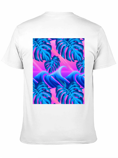 Vaporwave Monstera Leaf T-Shirt