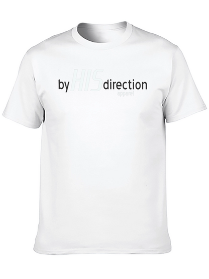 By His Direction Apparel Black T-Shirt