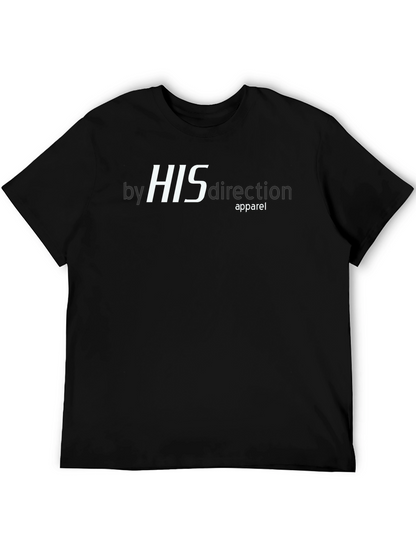 By His Direction Apparel Black T-Shirt