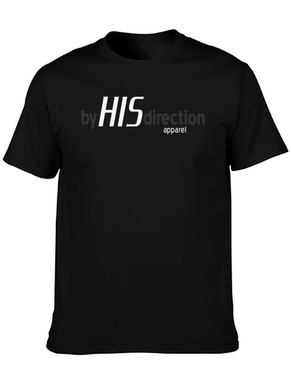 By His Direction Apparel Black T-Shirt