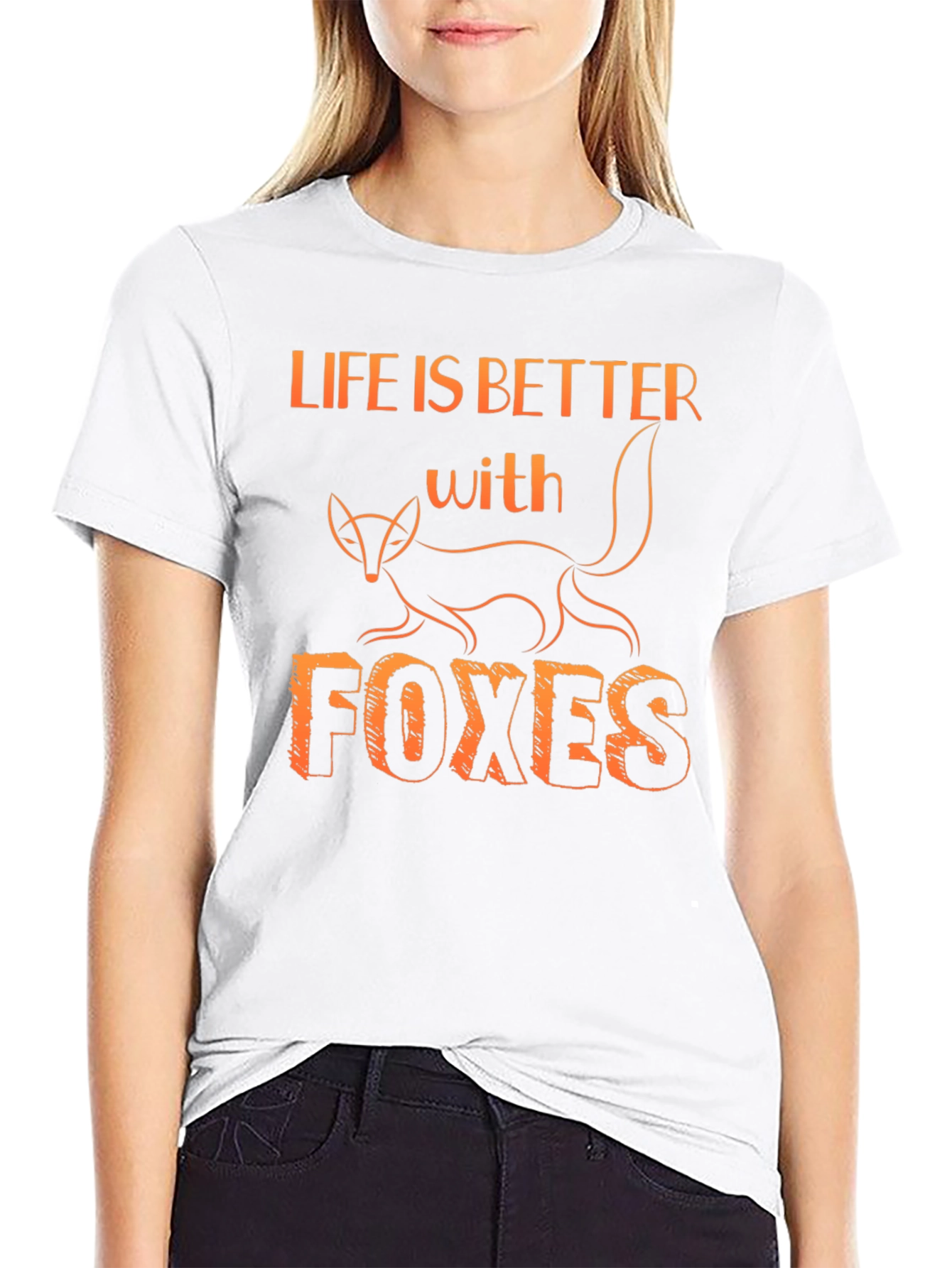 Life is Better with Foxes T-Shirt