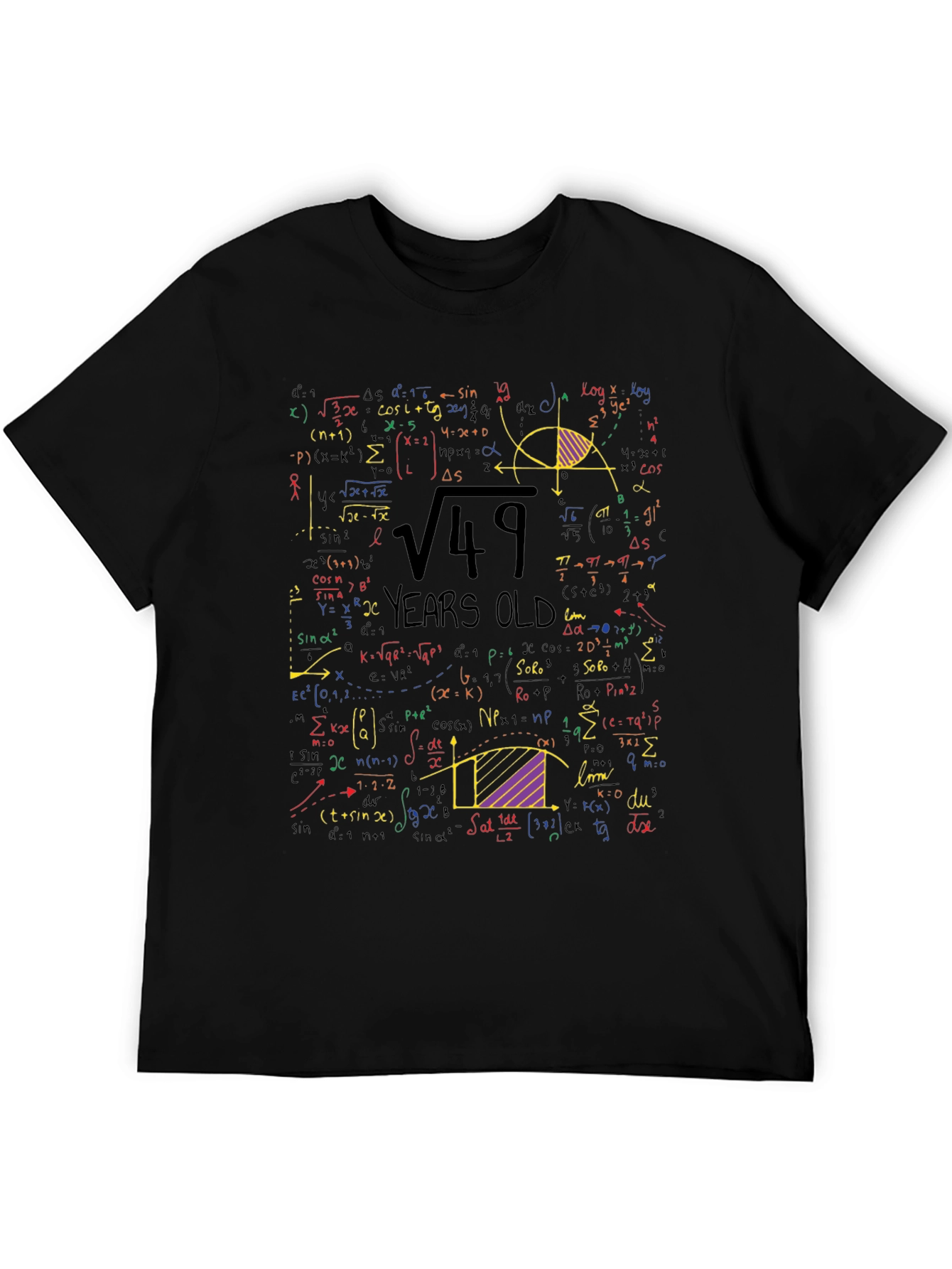 Math Equations 49th Birthday T-Shirt