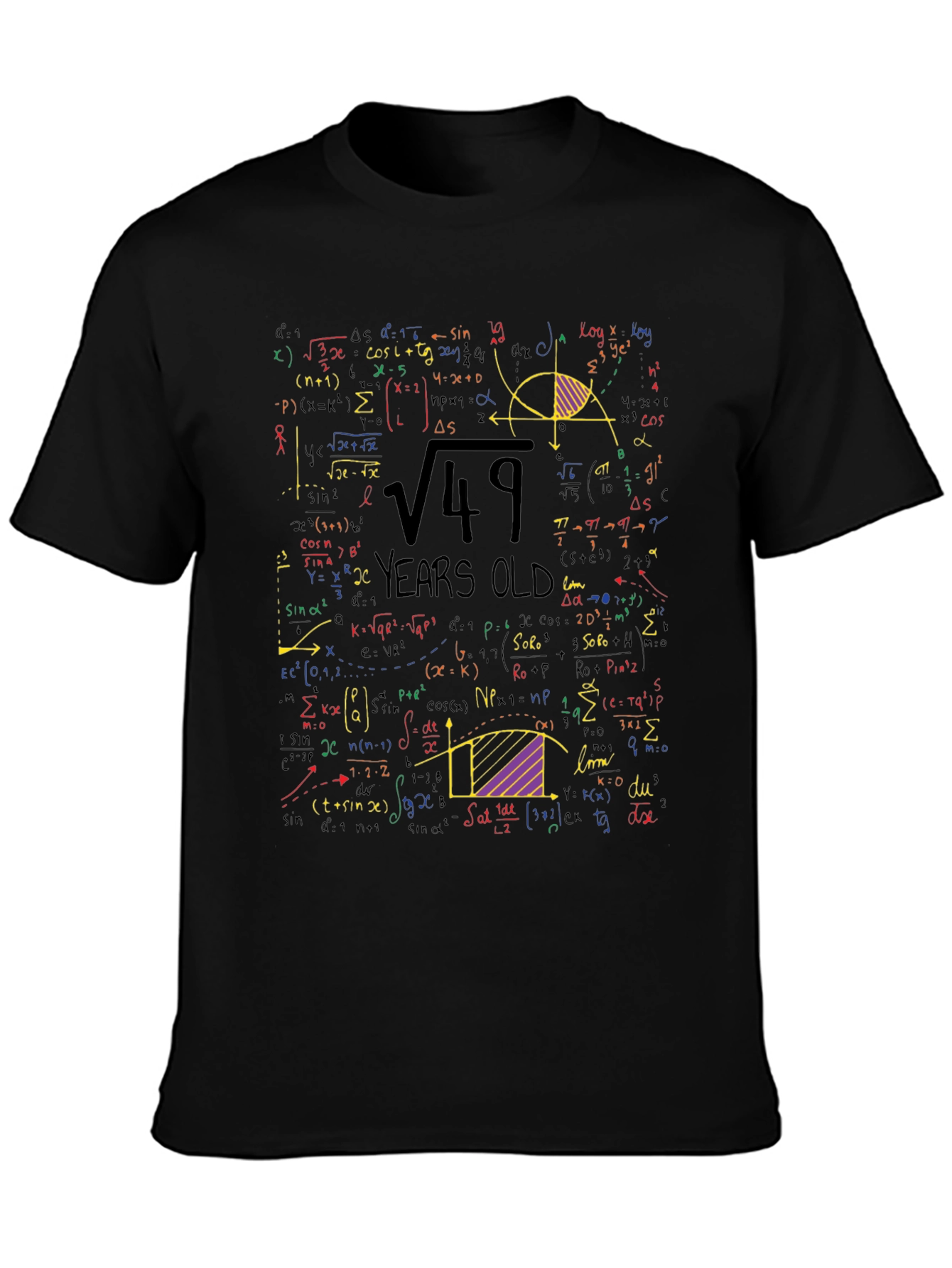 Math Equations 49th Birthday T-Shirt