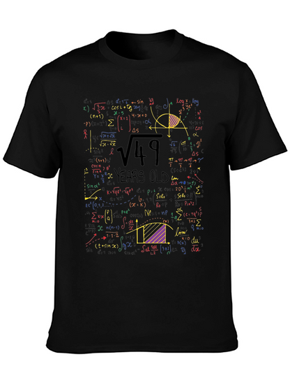 Math Equations 49th Birthday T-Shirt