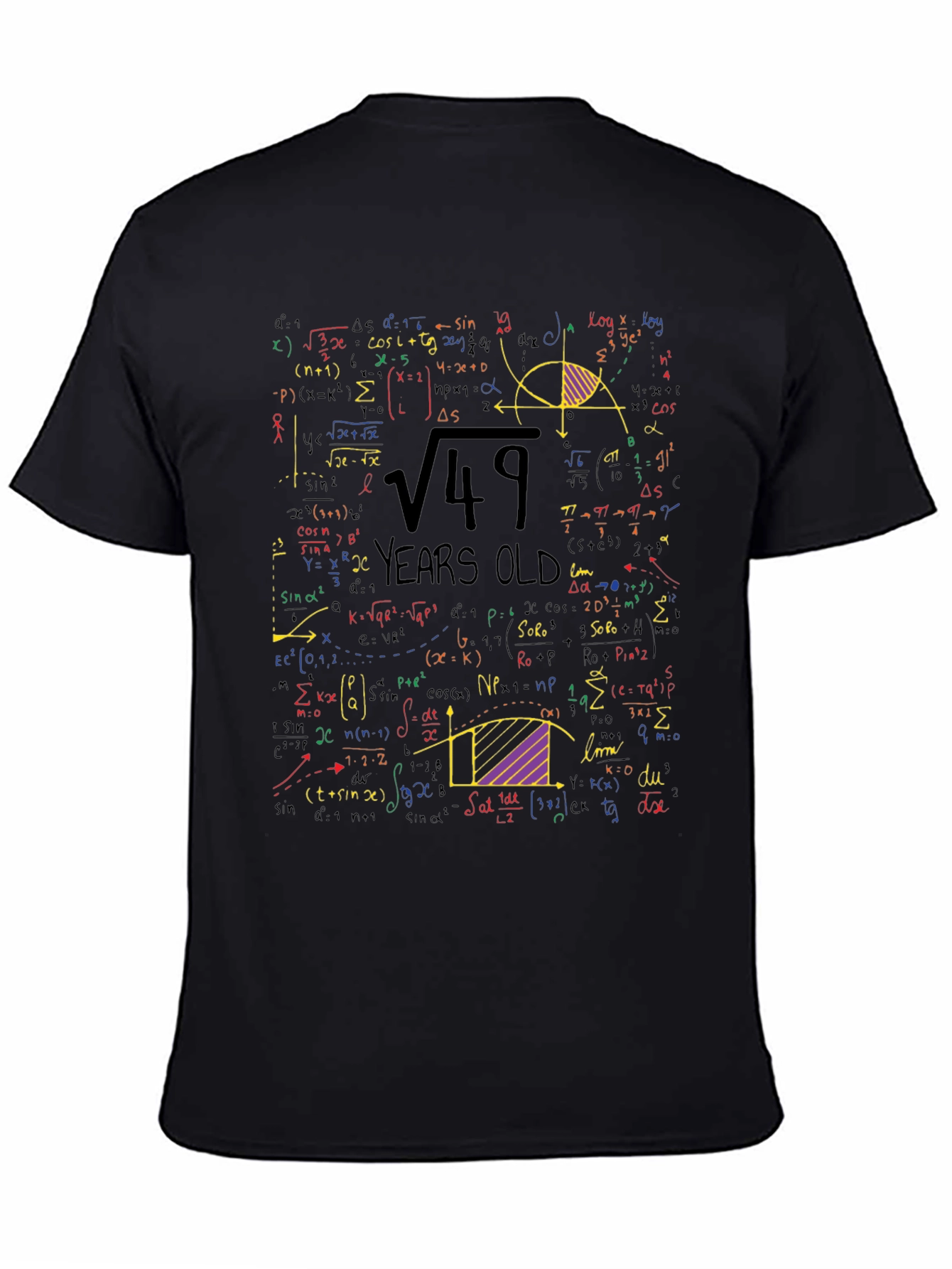 Math Equations 49th Birthday T-Shirt