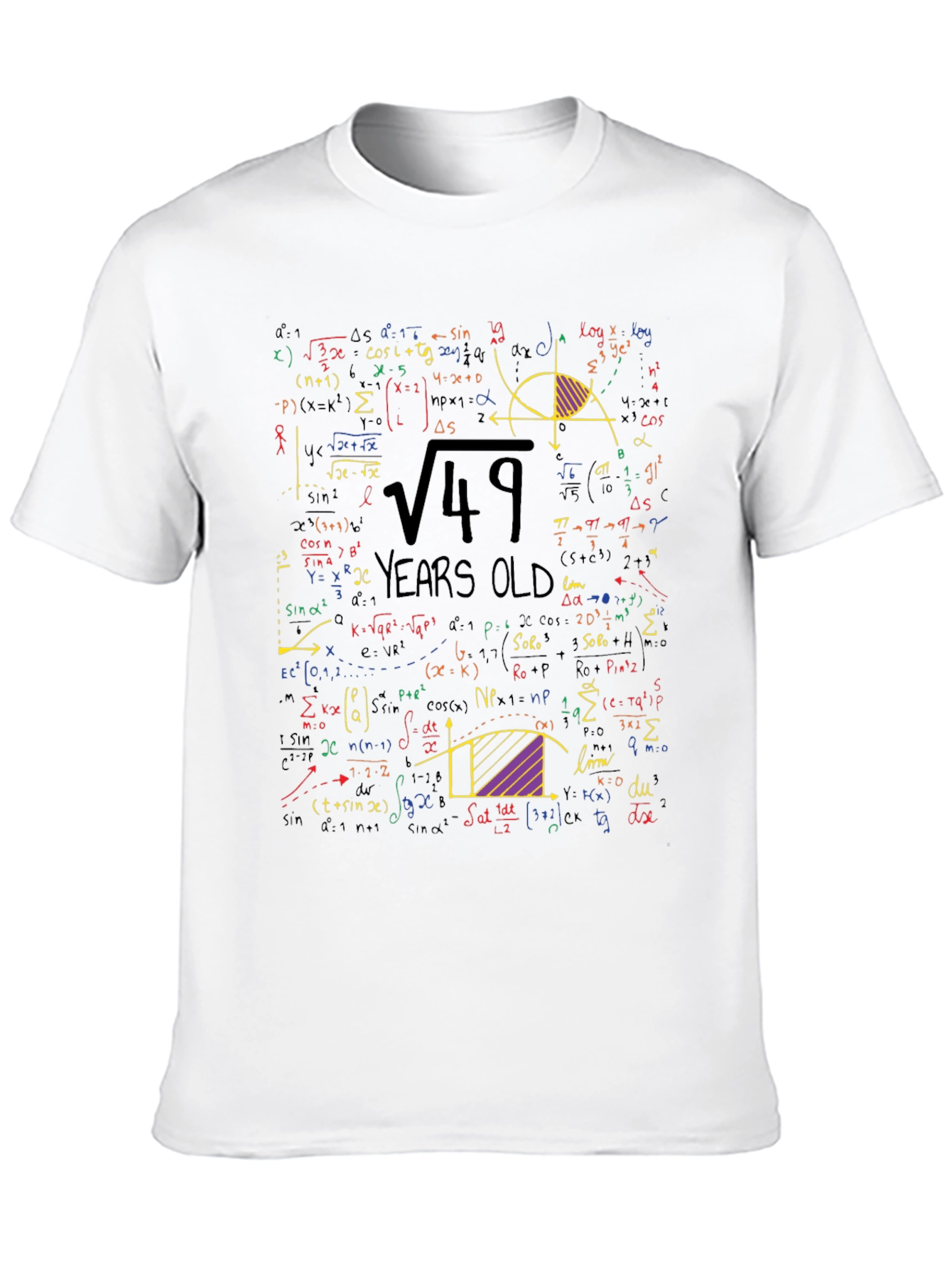Math Equations 49th Birthday T-Shirt