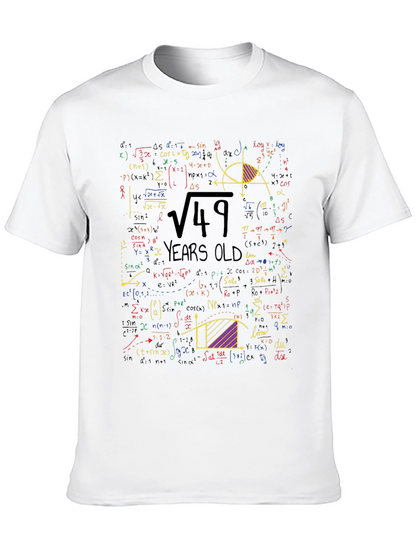 Math Equations 49th Birthday T-Shirt
