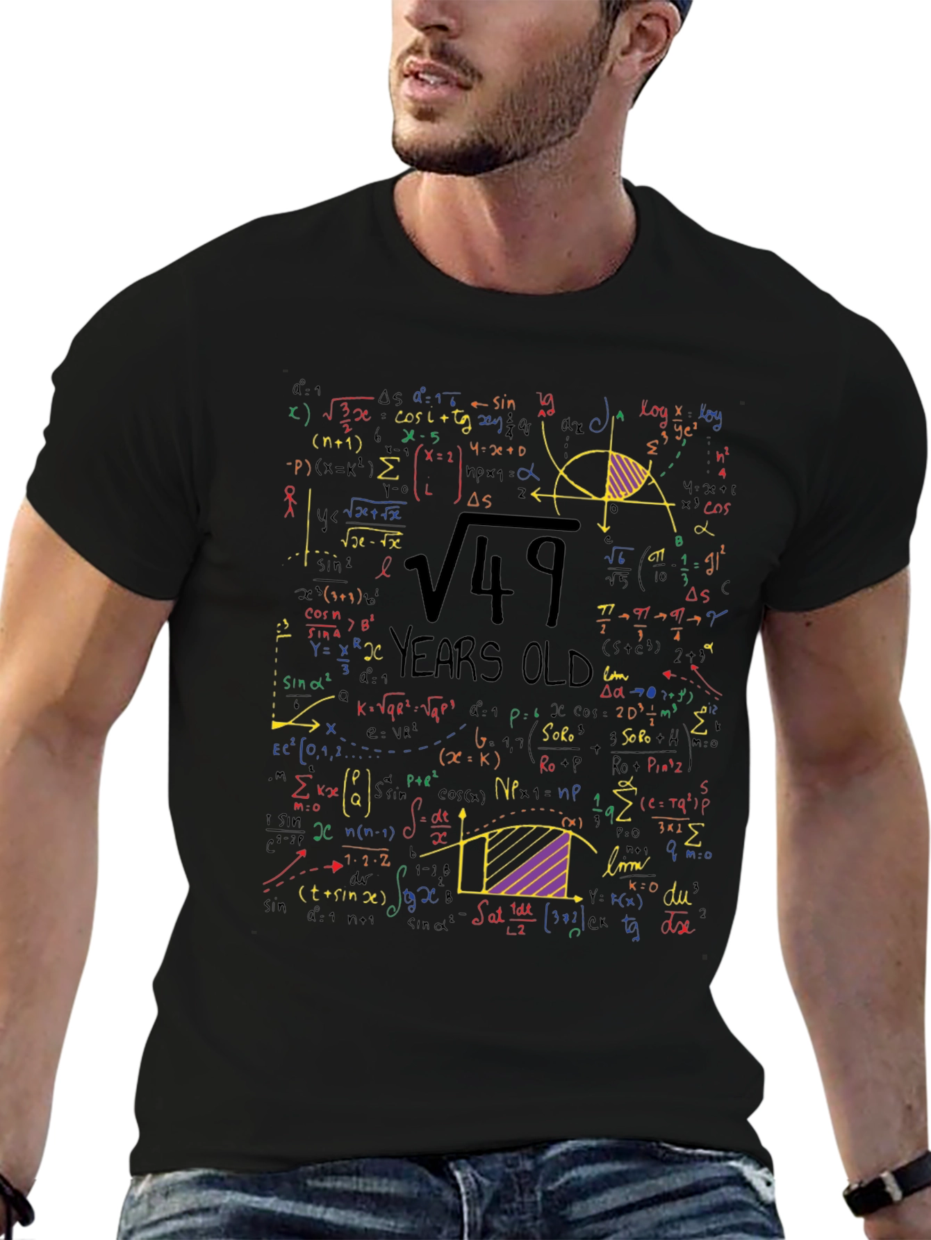 Math Equations 49th Birthday T-Shirt